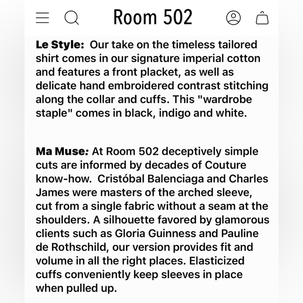 Room 502 Marie Couture Shirt - Picture 14 of 16
